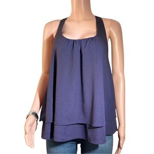 Brook Purple Halter Top
